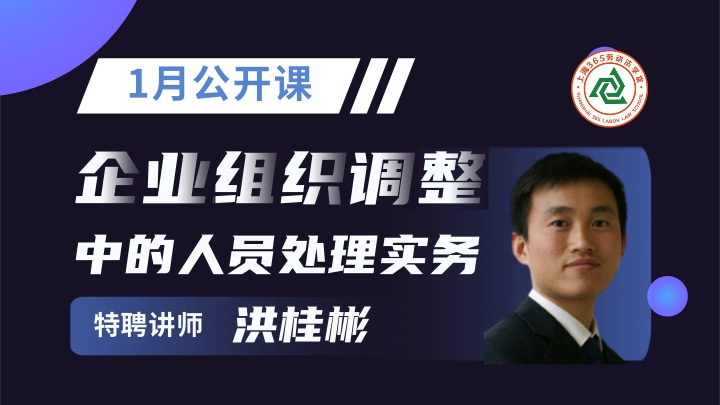 《企业组织调整中的人员处理实务》